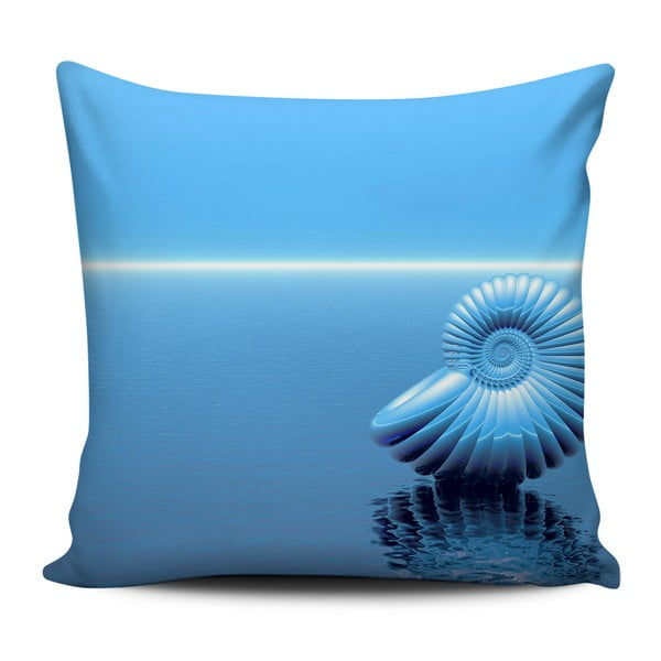 Poduszka Home de Bleu Tropical Conch, 43x43 cm