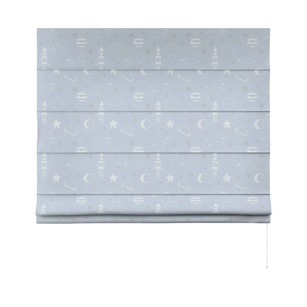 Niebieskoszara roleta dziecięca 170x130 cm Magic – Yellow Tipi-image-3