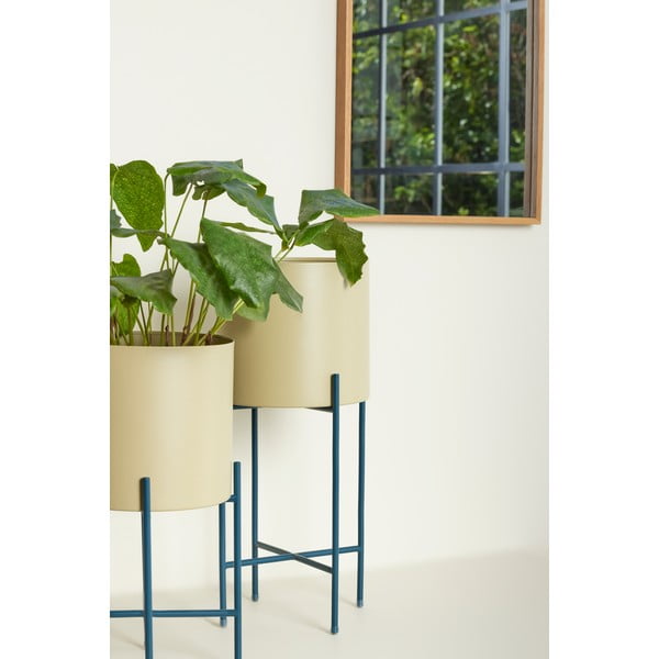 Metalowe osłonki na doniczki zestaw 2 szt. ø 25 cm Airy – Hübsch-image-3