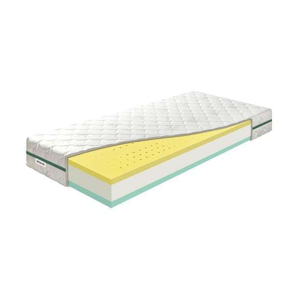 Twardy/średnio twardy dwustronny materac piankowy 160x200 cm BonReFresh BIO – BENAB-image-2