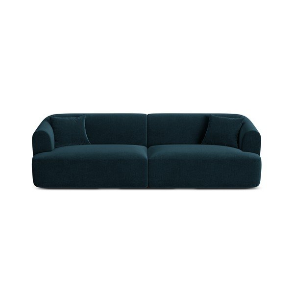 Morska aksamitna sofa 255 cm Campi – Cosmopolitan Design