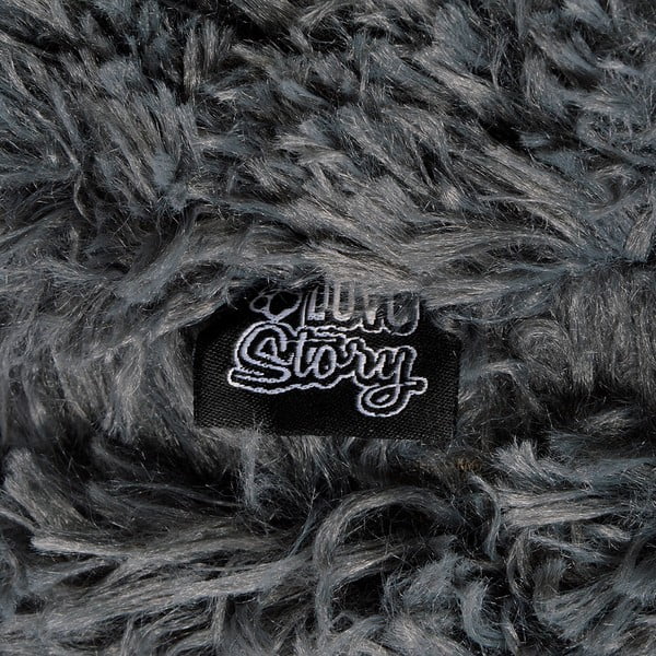 Ciemnoszara budka dla kota ø 55 cm – Love Story-image-3