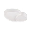 Biała lampa sufitowa LED 36x43.5 cm Rise – Trio
