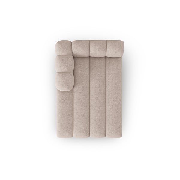 Beżowy szezlong (lewostronny) Lupine – Micadoni Home-image-3