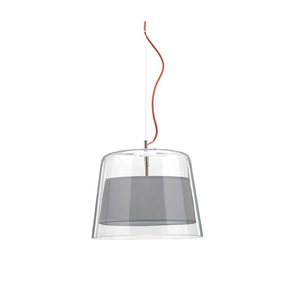 Szara lampa wisząca Design Twist Kalmar