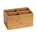 Bambusowy organizer łazienkowy z 4 przegródkami Wenko Terra