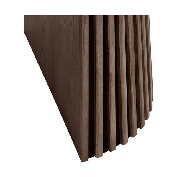 Okrągły rozkładany stół z blatem w dekorze dębu ø 120 cm Osaka – House Nordic-image-4