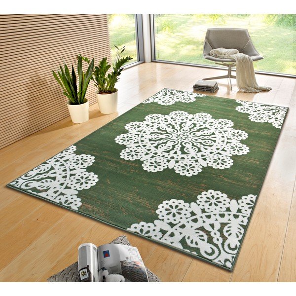 Zielony dywan 150x80 cm Lace – Hanse Home-image-1