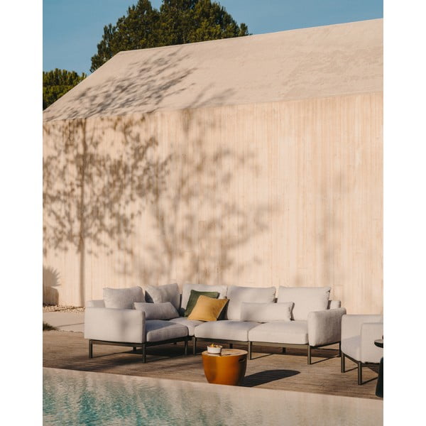 Jasnoszara modułowa sofa ogrodowa 292 cm Sorells – Kave Home-image-1