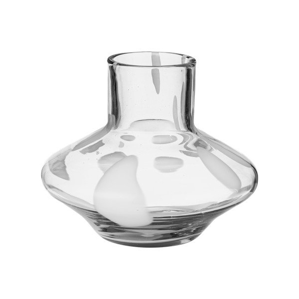 Szklany ręcznie wykonany wazon (wysokość 28 cm) Glom – noo.ma