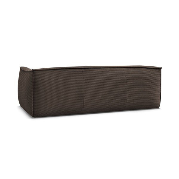 Brązowa sztruksowa sofa 242 cm Giorgia – Bobochic Paris-image-4