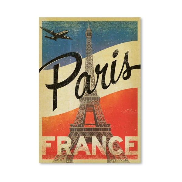 Plakat Americanflat Paris, 42x30 cm