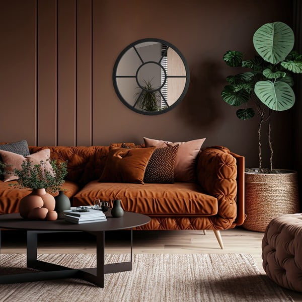 Lustro ścienne ø 50 cm Helen – Styler-image-1