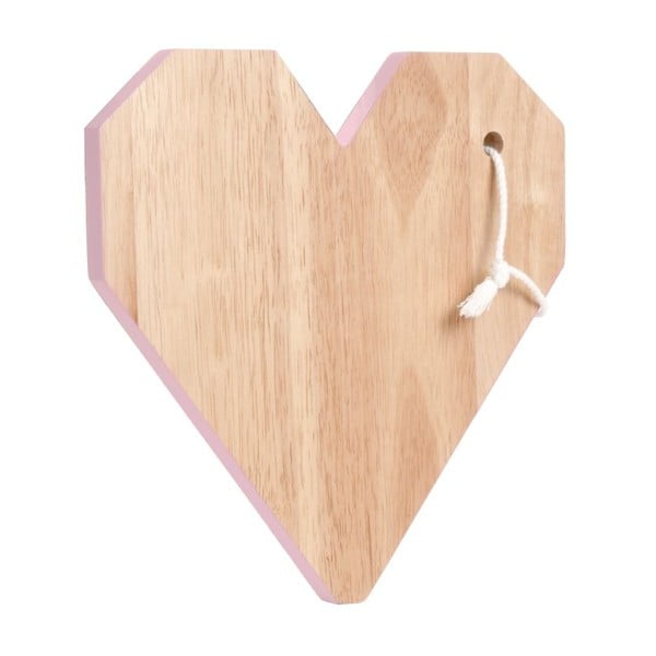 Deska do krojenia Origami Heart Pink