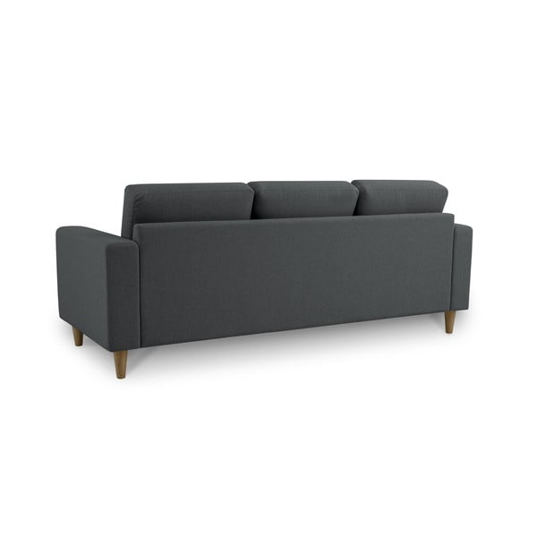 Antracytowa sofa 217 cm Focus – Scandic-image-3