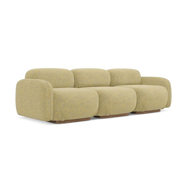 Żółta sofa modułowa 270 cm Ailani – Makamii-image-2
