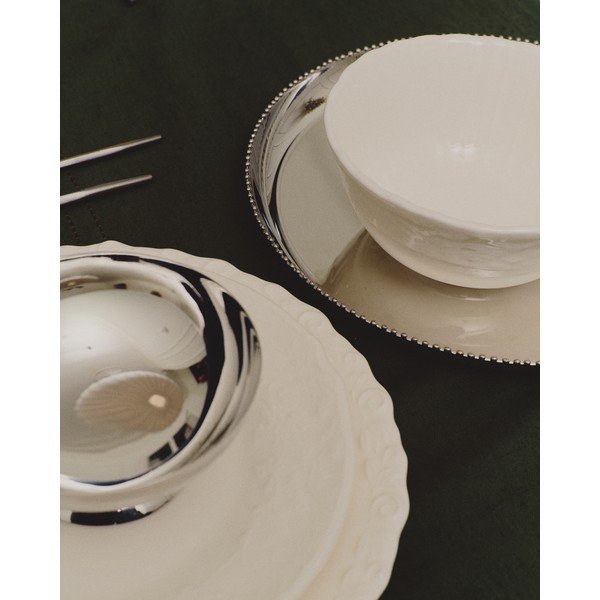 Taca do serwowania ze stali nierdzewnej ø 35,5 cm Nirela – Kave Home-image-4