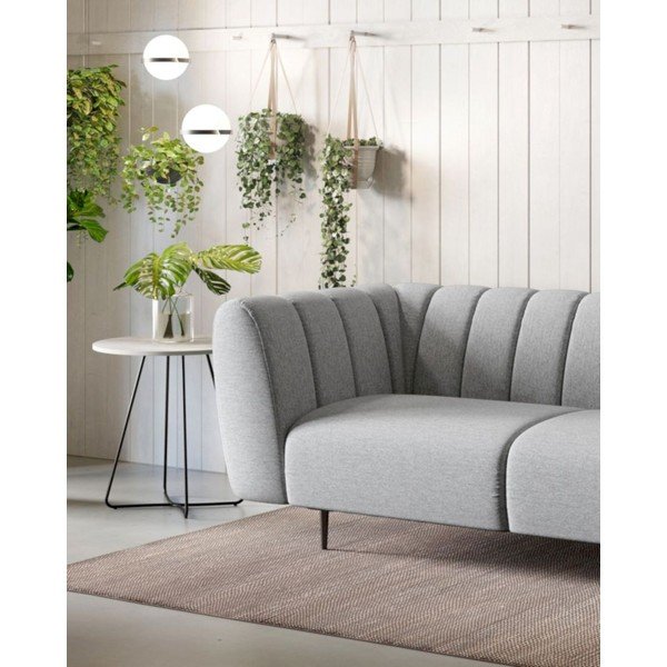 Jasnoszara sofa 210 cm Shel – Ghado-image-4