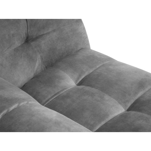 Szara aksamitna sofa Windsor & Co Sofas Vesta, 208 cm-image-1