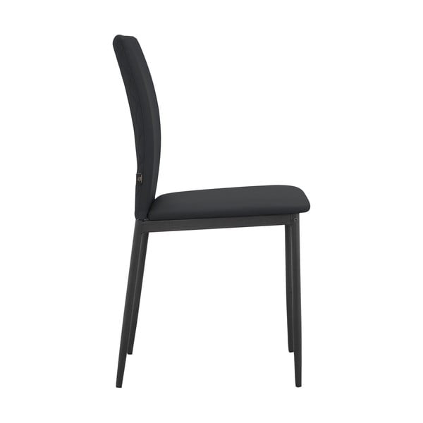 Czarne krzesła z imitacji skóry zestaw 2 szt. Pavia – Støraa-image-2