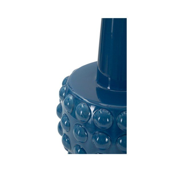 Biała/niebieska lampa stołowa ceramiczna z tekstylnym kloszem (wysokość 51,5 cm) Gress – Mauro Ferretti-image-3