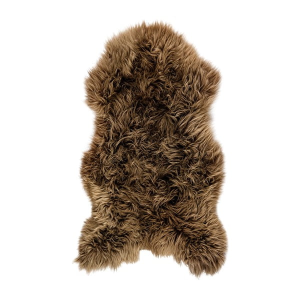 Brązowa owcza skóra Arctic Fur Swedo, 110x60 cm
