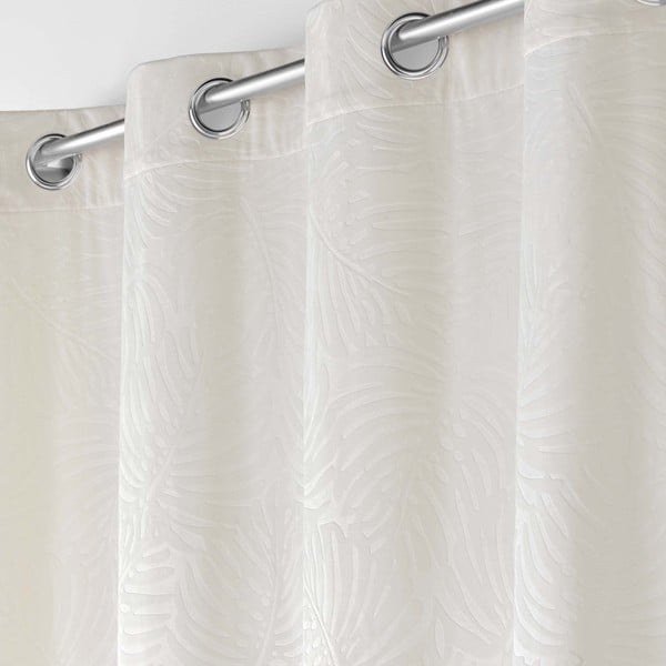 Kremowa aksamitna zasłona 140x240 cm Analia – douceur d'intérieur-image-1