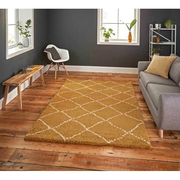 Żółty dywan Think Rugs Royal Nomadic, 160x220-image-1
