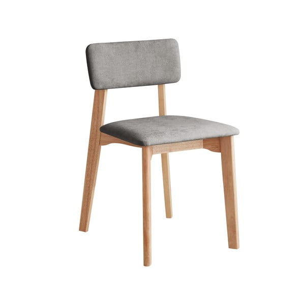 Krzesło biurowe z jasnoszarym obiciem tekstylnym, DEEP Furniture Max