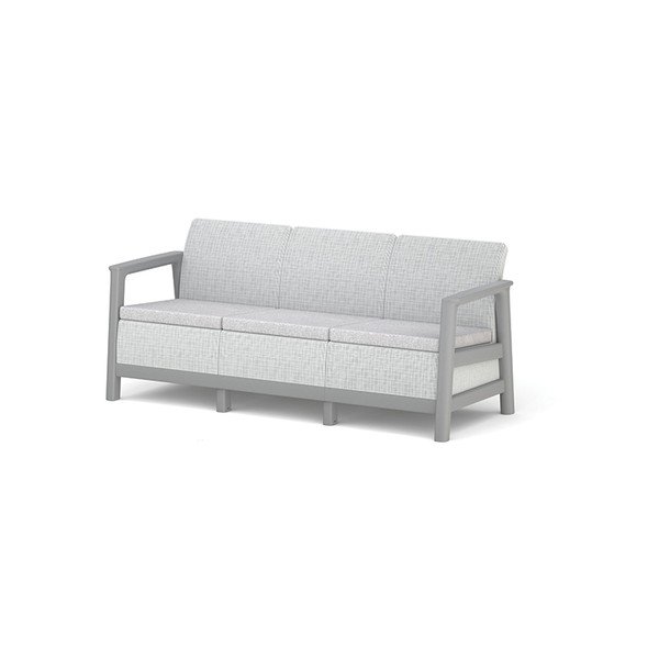 Jasnoszara sofa ogrodowa Scandi Linea – Keter