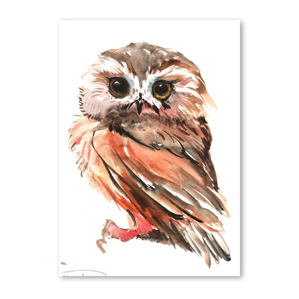 Plakat Little Owl (projekt Surena Nersisyana), 60x42 cm