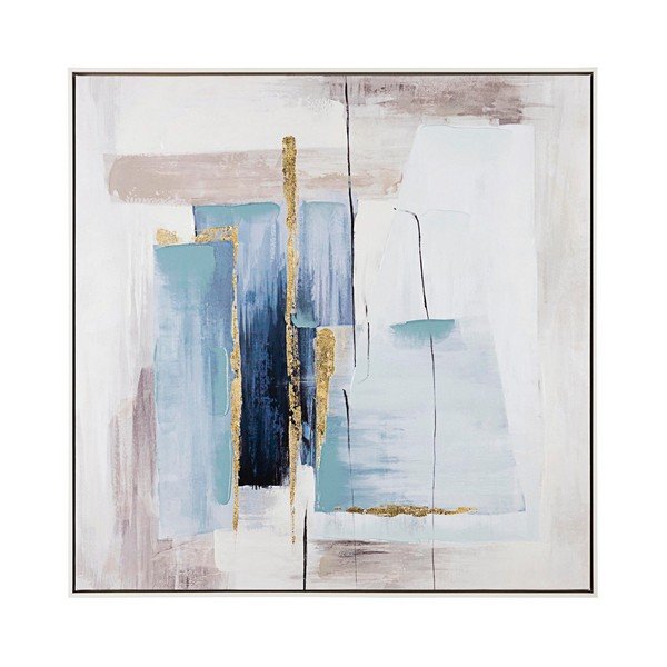 Ręcznie malowany obraz z ramą w zestawie/na płótnie 88x88 cm Crown – Bizzotto
