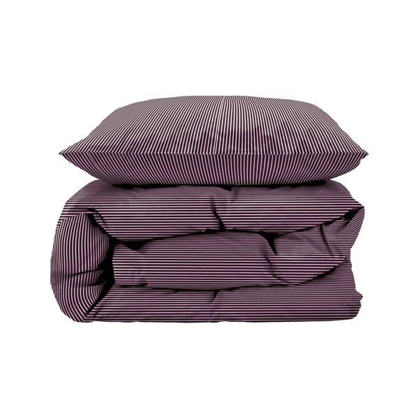 Fioletowa bawełniana pościel jednoosobowa 140x200 cm Cheerful – Södahl-image-2