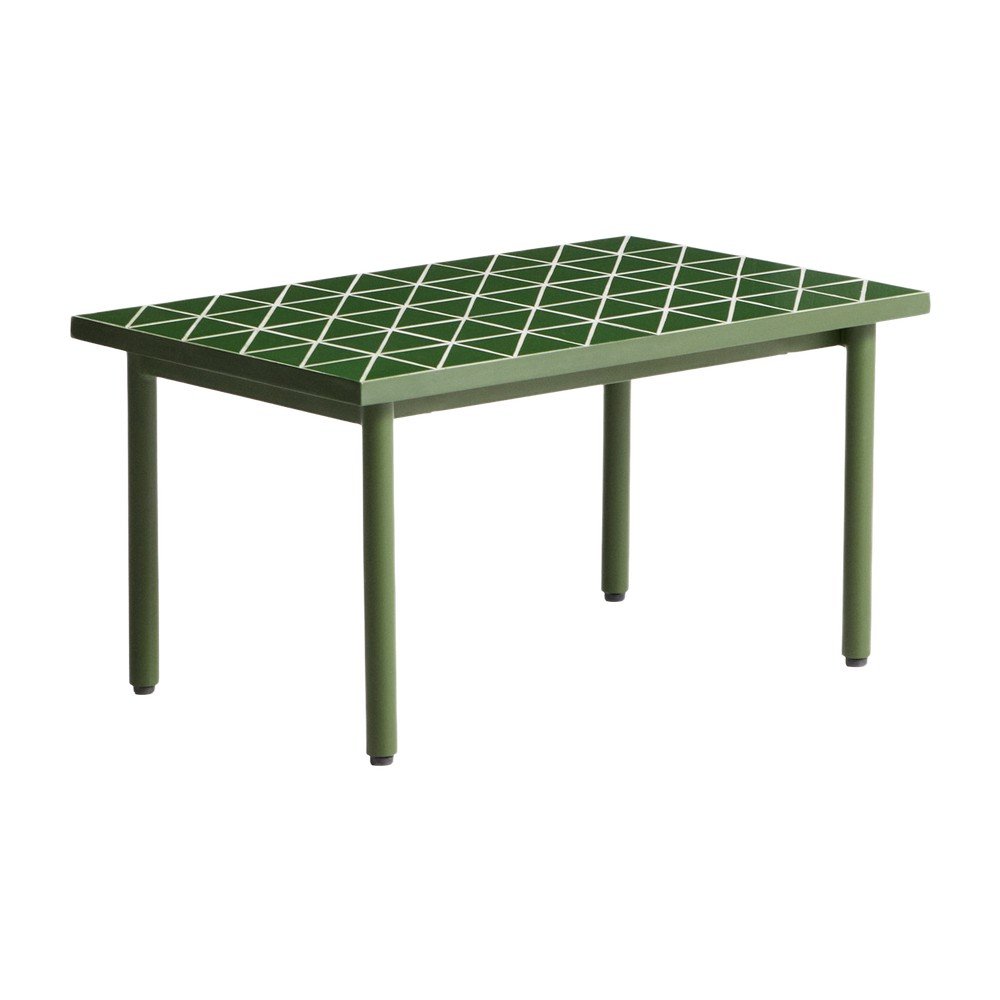 Stolik ogrodowy z ceramicznym blatem 51x81 cm Maurina – Kave Home