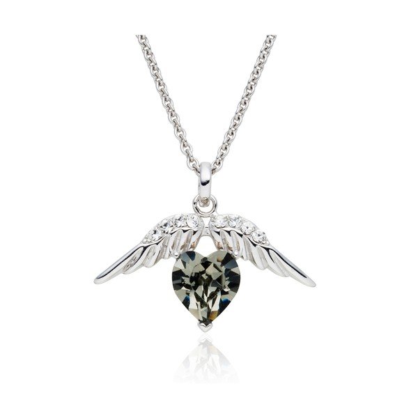 Naszyjnik ze Swarovski Elements Ruby Dark Grey