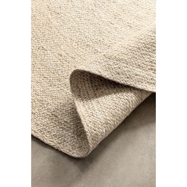 Kremowy okrągły dywan z juty dwustronny/tkany ręcznie ø 100 cm Braided – Hanse Home-image-4