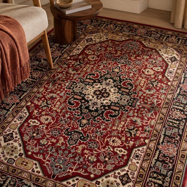 Czerwony dywan Nouristan Skazar Isfahan, 120x170 cm-image-1