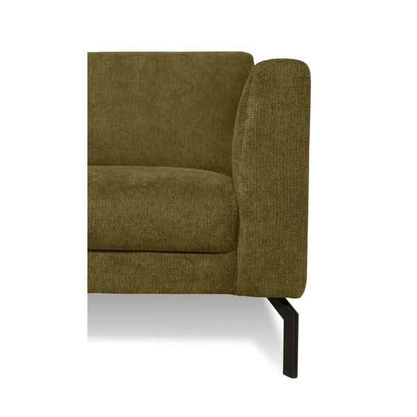 Musztardowa sofa 165 cm Gomero – Scandic-image-4