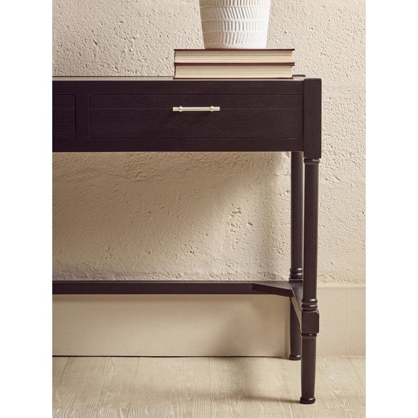 Biurko z litego drewna sosnowego 48x107 cm Heritage – Premier Housewares-image-2