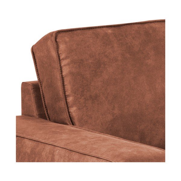 Karmelowobrązowa sofa z imitacji skóry Actona Jesolo, 193 cm-image-3