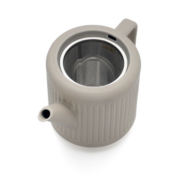 Szary porcelanowy dzbanek do herbaty z sitkiem 1,2 l Skagen – Bredemeijer-image-4