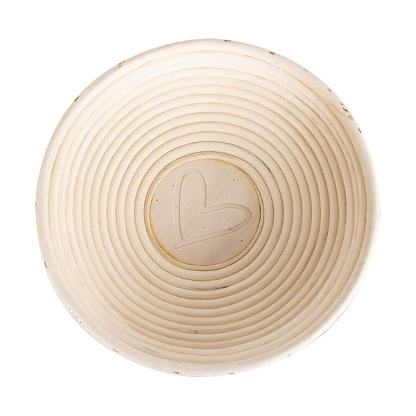 Rattanowy koszyk na chleb Orion Srdce, ⌀ 21 cm-image-1