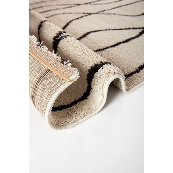 Biało-czarny dywan 140x200 cm Routa – Universal-image-1