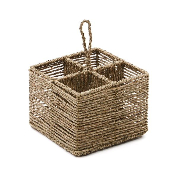 Stojak na przybory kuchenne z trawy morskiej Tossa – Kave Home-image-2