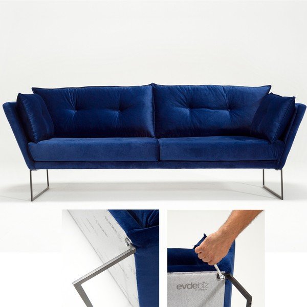 Niebieska sofa Relax-image-4