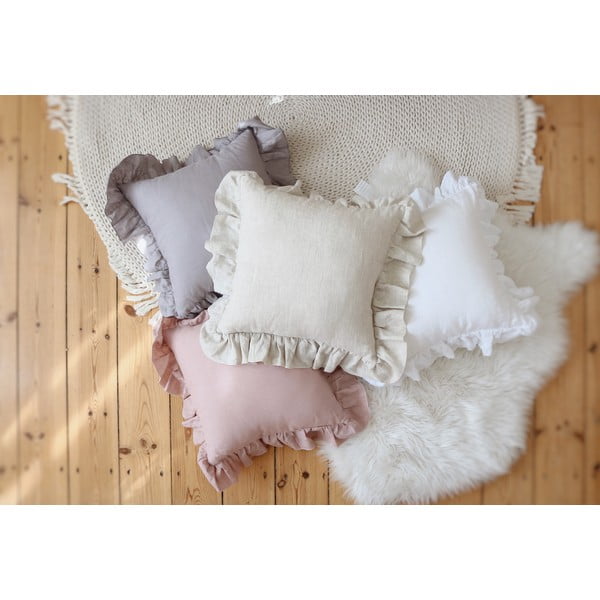 Poszewka na poduszkę dziecięcą White Frill – Moi Mili-image-3