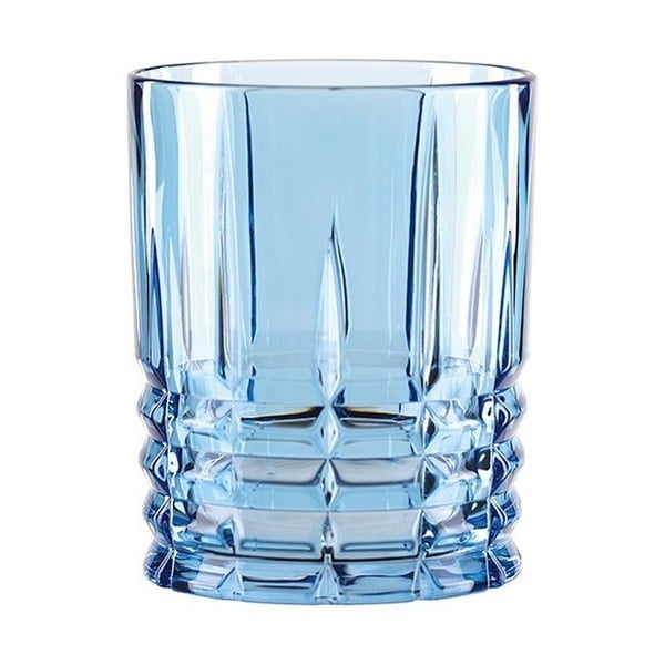 Niebieska szklanka do whisky ze szkła kryształowego Nachtmann Highland, 345 ml
