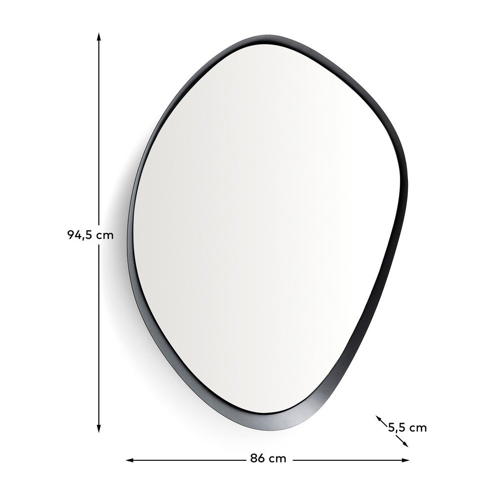 Lustro ścienne 86x94,5 cm Tebel – Kave Home (zdjęcie 6)