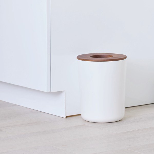 Biały kosz na śmieci iDesign Eco Vanity-image-3