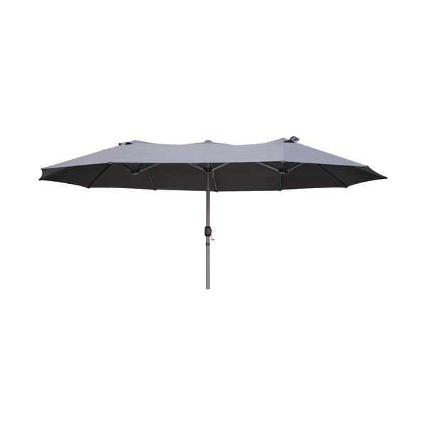 Jasnobrązowy parasol ogrodowy 265x460 cm – Garden Pleasure-image-1
